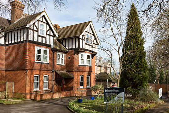 Lulworth House Care Home in Maidstone, outside building