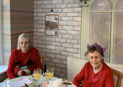 Christmas Day 2019 at Lulworth House Residential Care Home
