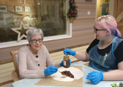 Festive baking and birthday cakes at Lulworth House Residential Care Home