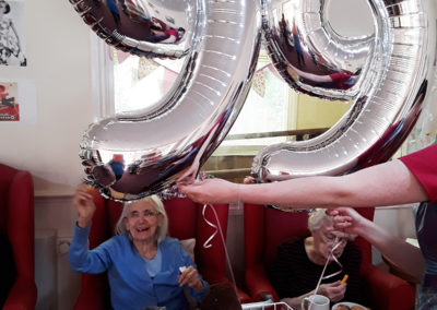 Residents 99th birthday at Lulworth House 3