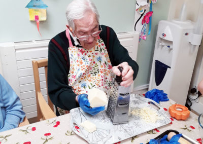 Baking session at Lulworth House Residential Care Home 4