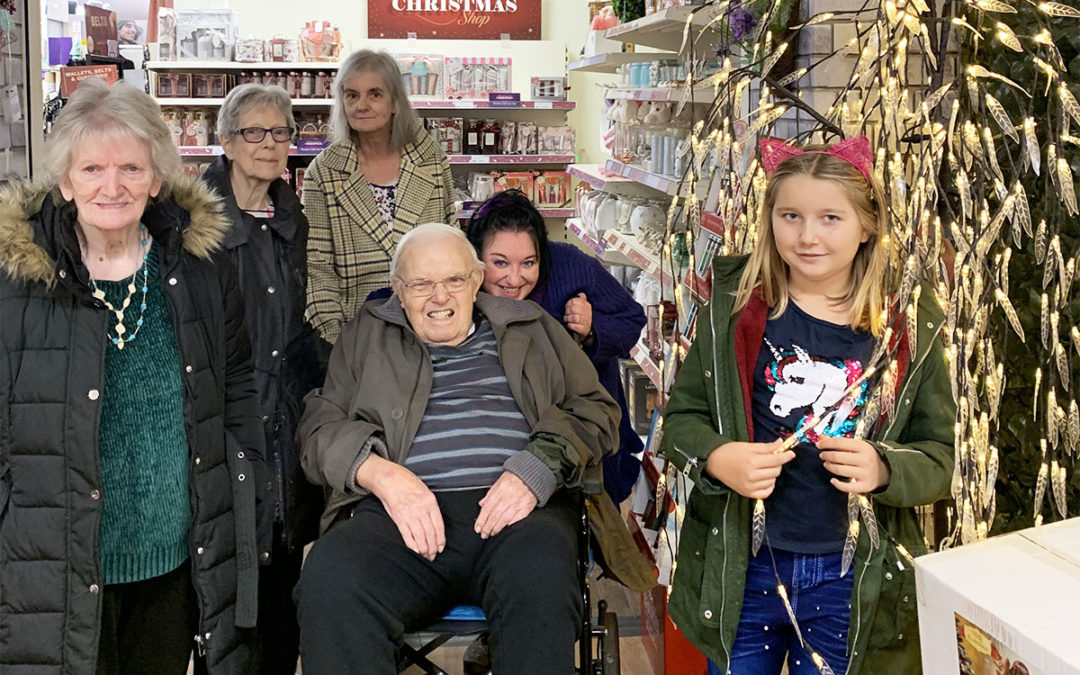 Lulworth House Residential Care Home residents go shopping at Chatham Dockyard