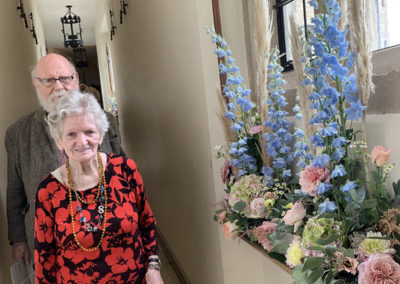 Lulworth House Residential Care Home residents at Leeds Castle flower show 4
