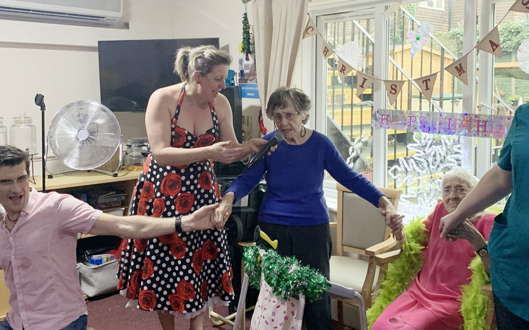 New Year and birthday celebrations at Lulworth House Residential Care Home