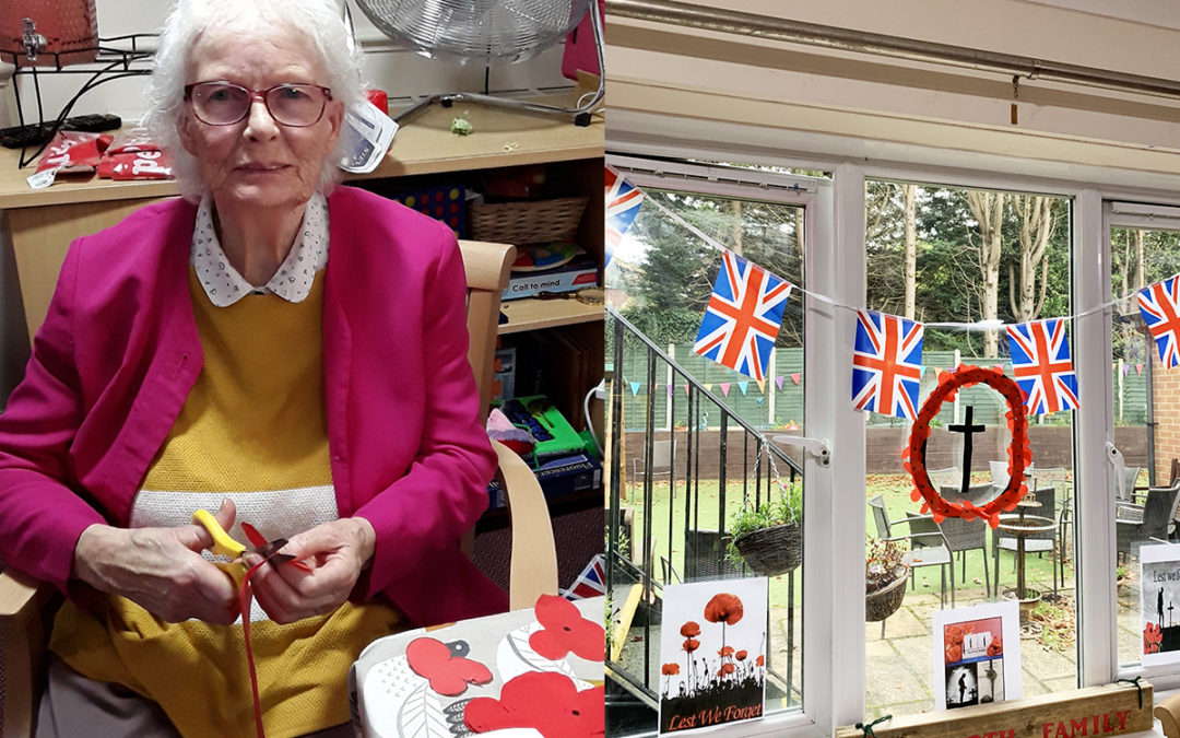 Remembrance Day at Lulworth House Residential Care Home