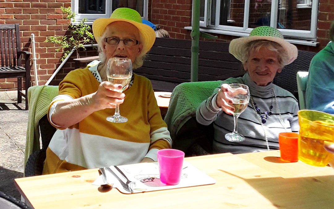 Sports day and gardening at Lulworth House Residential Care Home