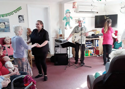 St Patrick's Day celebrations at Lulworth House Residential Care Home 1
