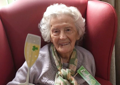 St Patrick's Day celebrations at Lulworth House Residential Care Home 6