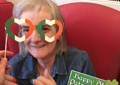 St Patrick's Day celebrations at Lulworth House Residential Care Home 7