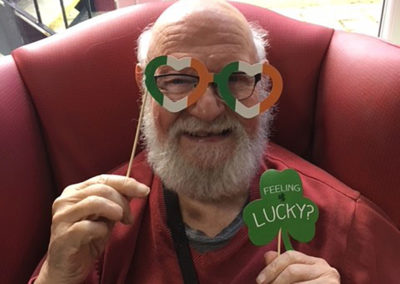St Patrick's Day celebrations at Lulworth House Residential Care Home 13