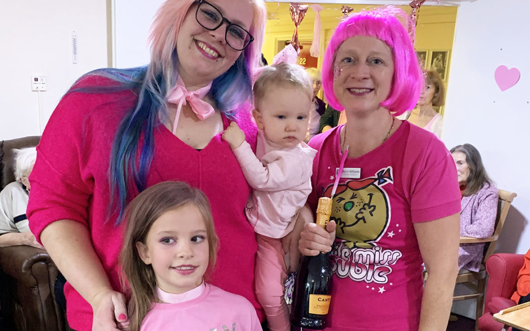 Wear It Pink Day at Lulworth House Residential Care Home