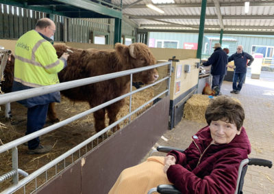 Lulworth House Residential Care Home residents at the Rare Breeds Centre in Ashford 1