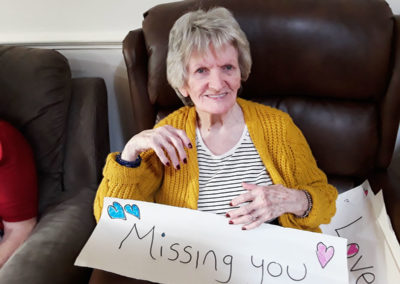 Messages of love from residents at Lulworth House Residential Care Home 1