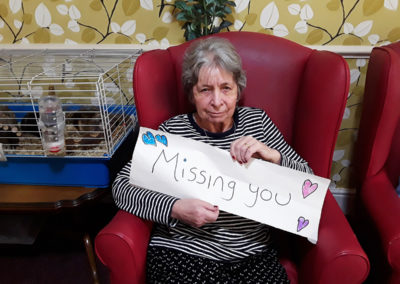 Messages of love from residents at Lulworth House Residential Care Home 2
