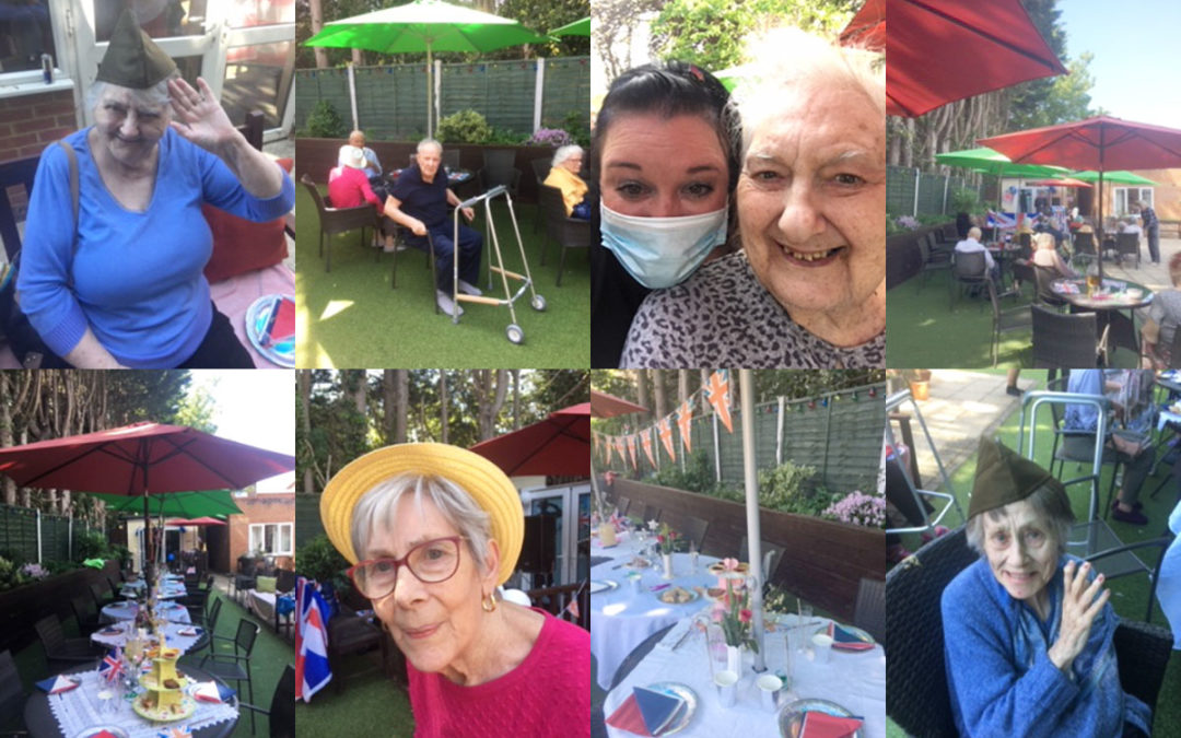 Celebrating VE Day at Lulworth House Residential Care Home