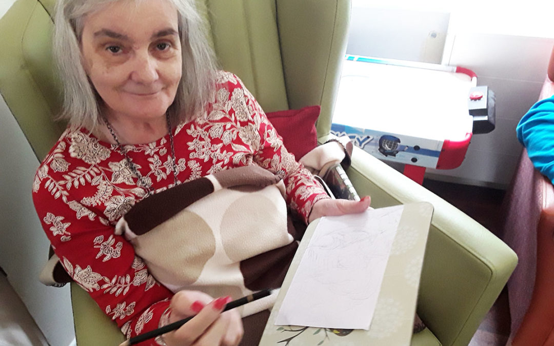 Book and Art Clubs are a success at Lulworth House Residential Care Home