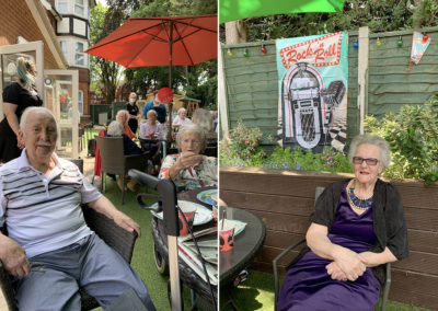 Rock and roll BBQ at Lulworth House Residential Care Home 5
