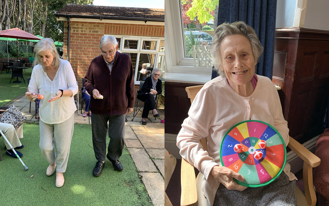 Lulworth House Residential Care Home enjoys some Sports Day fun