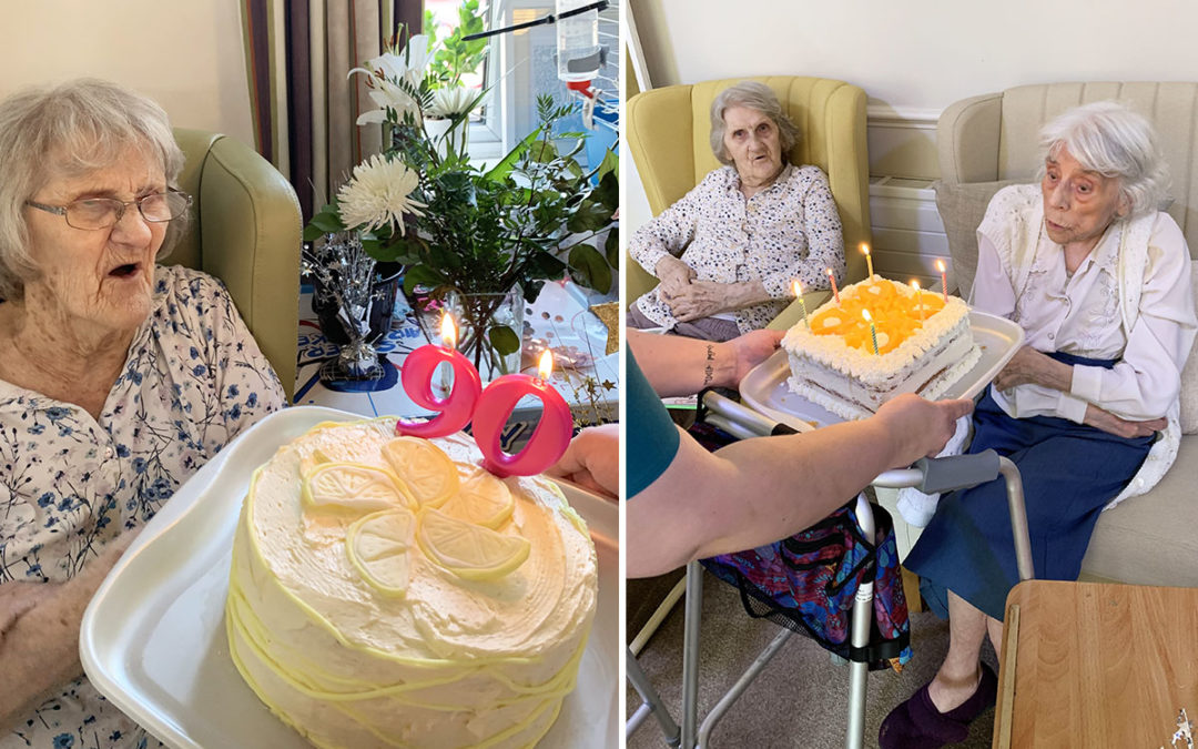 Birthday celebrations and movie fun at Lulworth House Residential Care Home