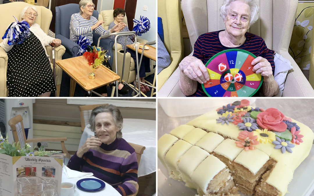 From pom poms to target games at Lulworth House Residential Care Home