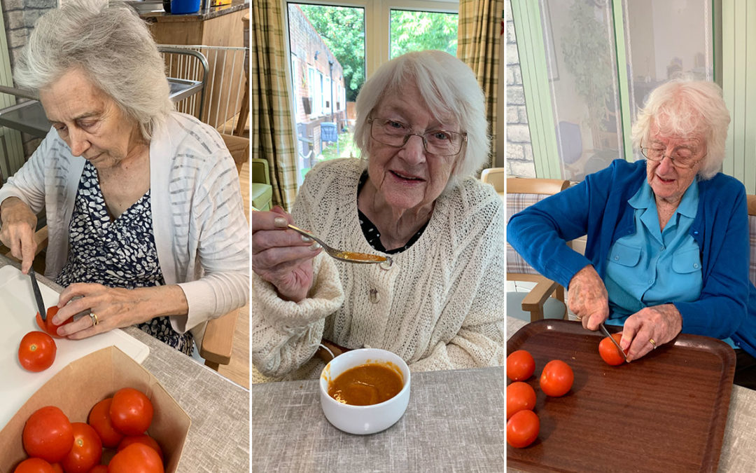 Harvest celebrations at Lulworth House Residential Care Home