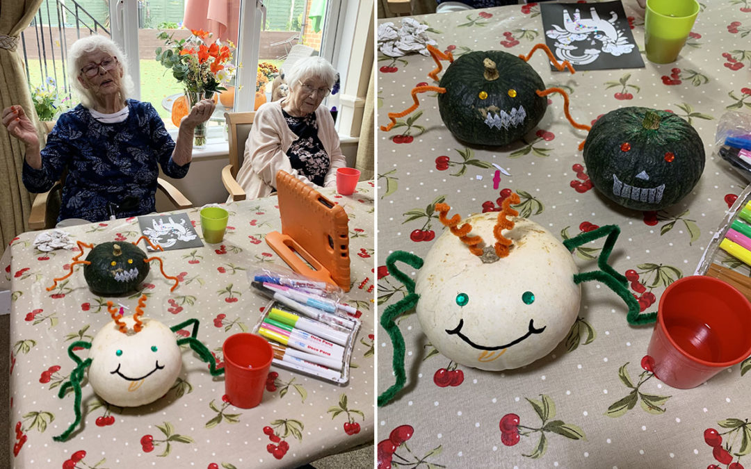 Autumn crafts and baking at Lulworth House Residential Care Home