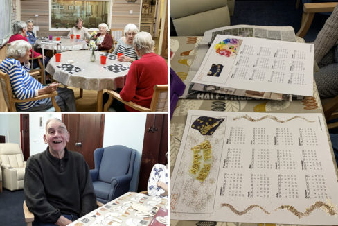 Arts and crafts and bingo at Lulworth House Residential Care Home