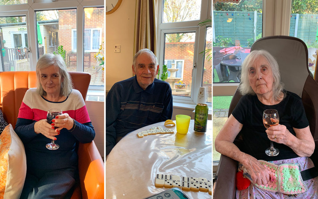 Lulworth House Residential Care Home residents enjoy Social Club afternoon