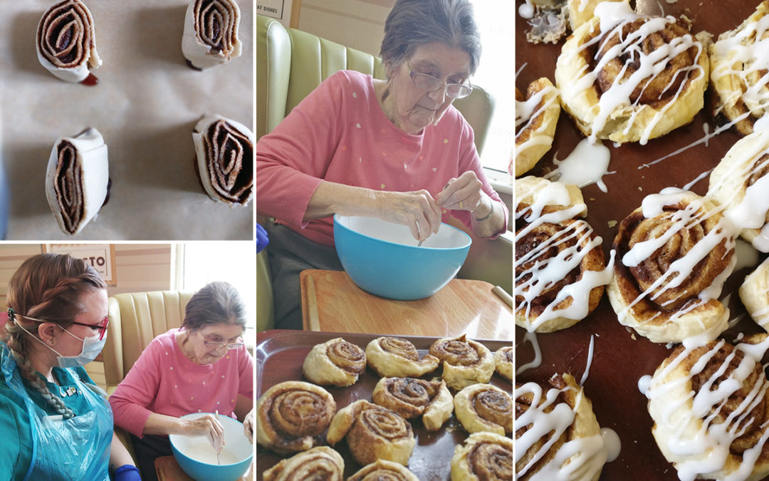 Cinnamon swirls at Lulworth House Residential Care Home