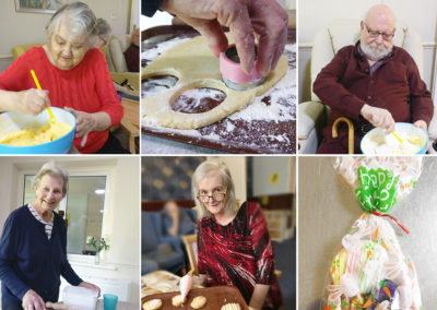 Easter baking at Lulworth House Residential Care Home
