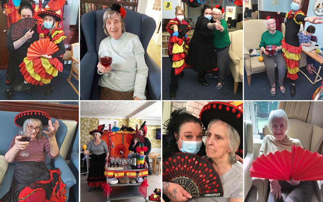 Spanish Day party at Lulworth House Residential Care Home