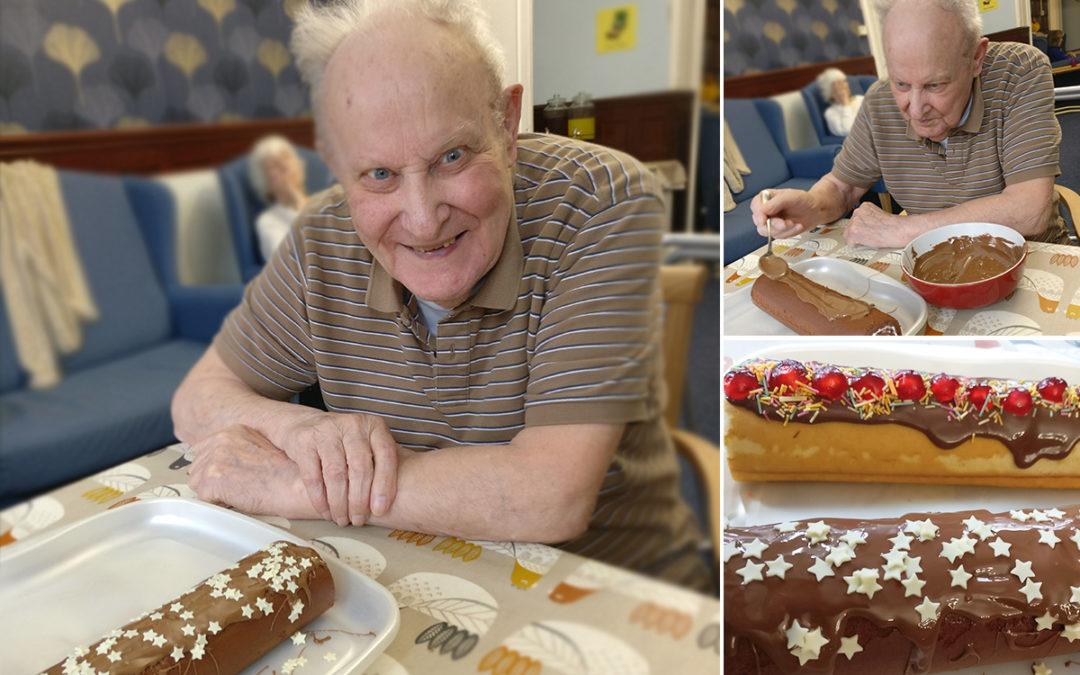 Cheesecakes and Swiss rolls at Lulworth House Residential Care Home