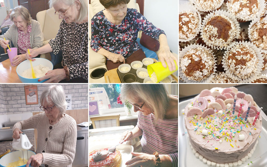 Baking Club muffins and cupcakes at Lulworth House Residential Care Home