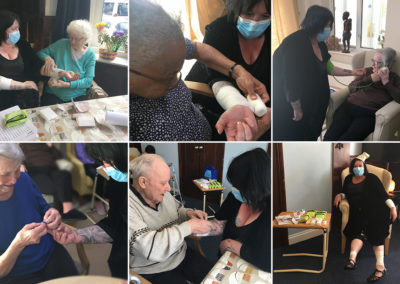 First aid class at Lulworth House Residential Care Home