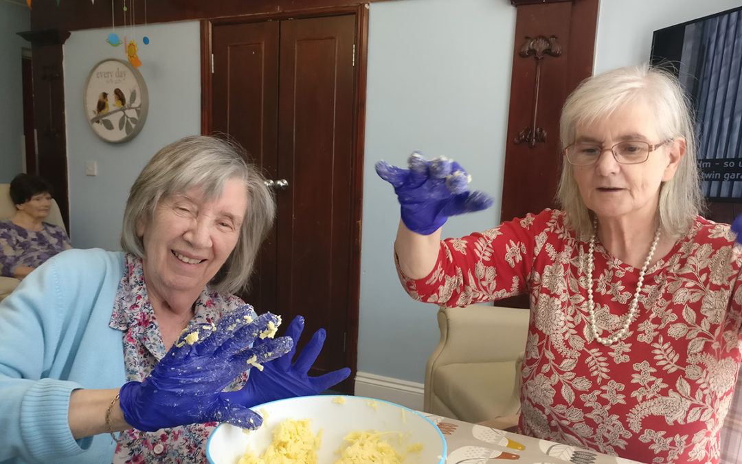 Lulworth House Residential Care Home residents enjoy baking tasty treats