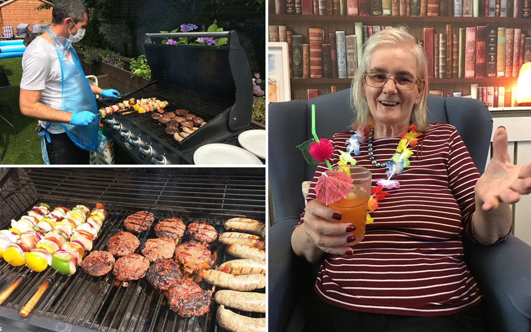 Caribbean BBQ and cocktails at Lulworth House Residential Care Home