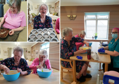 Halloween baking at Lulworth House Residential Care Home
