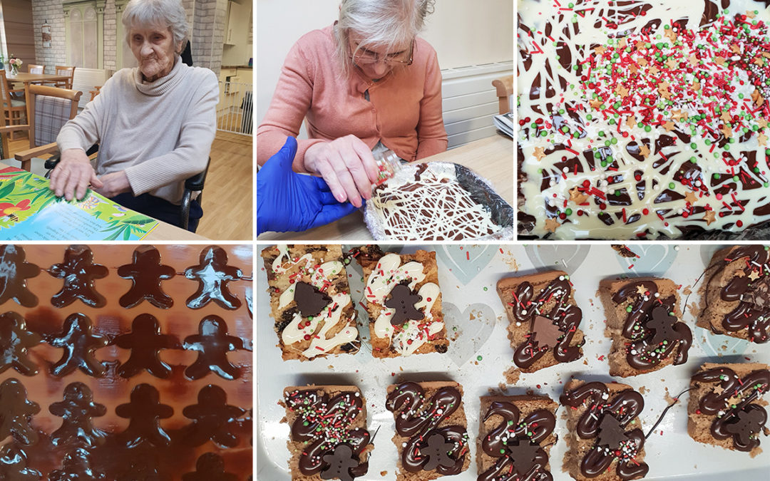 Christmas baking treats at Lulworth House Residential Care Home