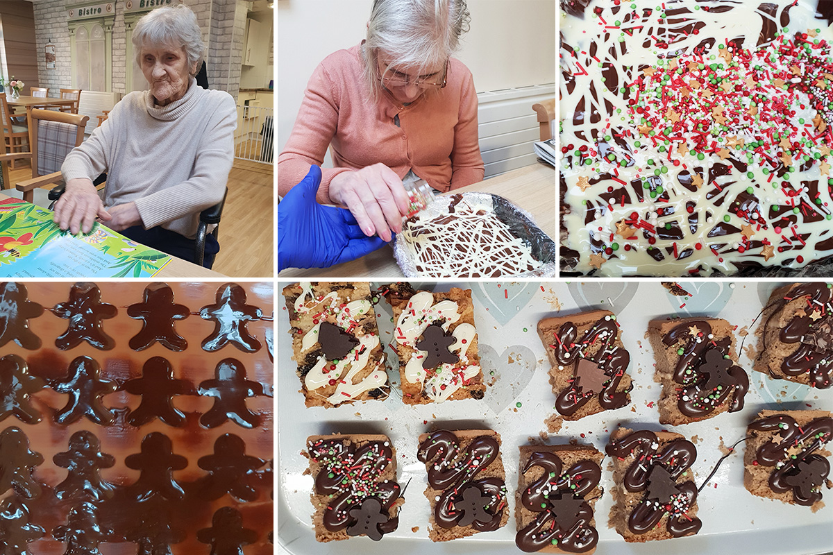 Christmas baking treats at Lulworth House Residential Care Home
