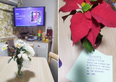 TV quiz and a poem written at Lulworth House Residential Care Home