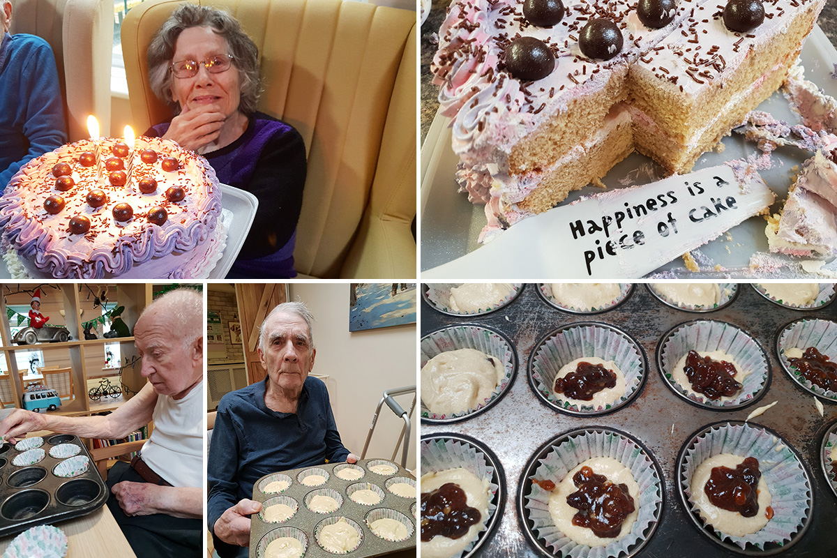 Birthday cake and cupcake making at Lulworth House Residential Care Home