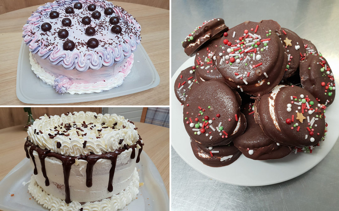 Sweet treats at Lulworth House Residential Care Home