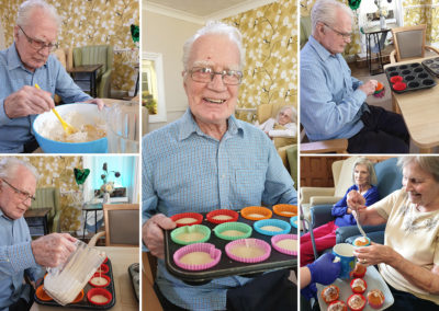 Cupcake making at Lulworth House Residential Care Home