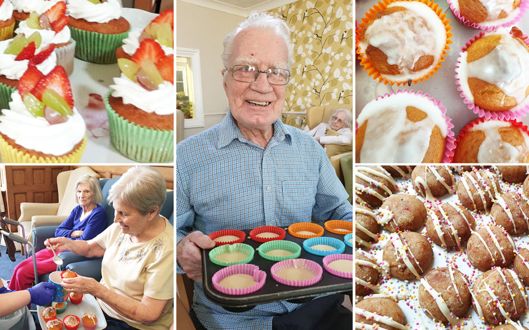 Muffins and cake treats at Lulworth House Residential Care Home