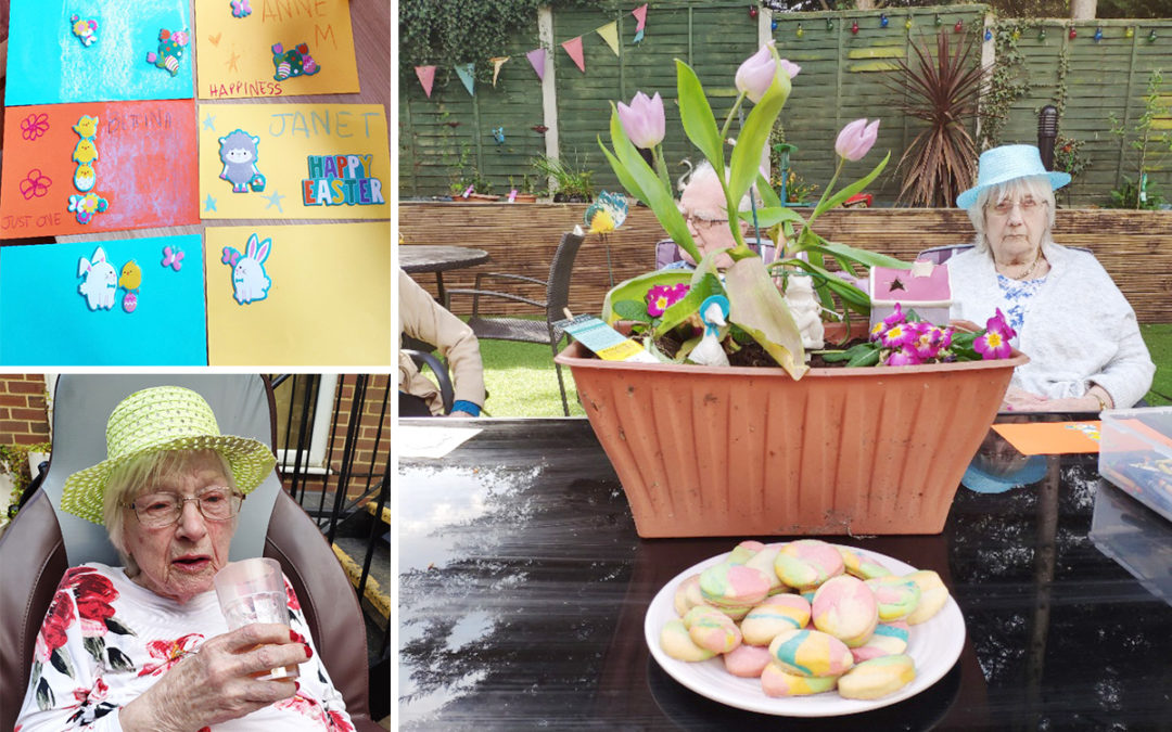 Easter bonnets and party time at Lulworth House Residential Care Home
