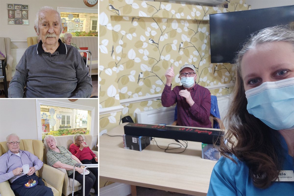 Archie singalong at Lulworth House Residential Care Home