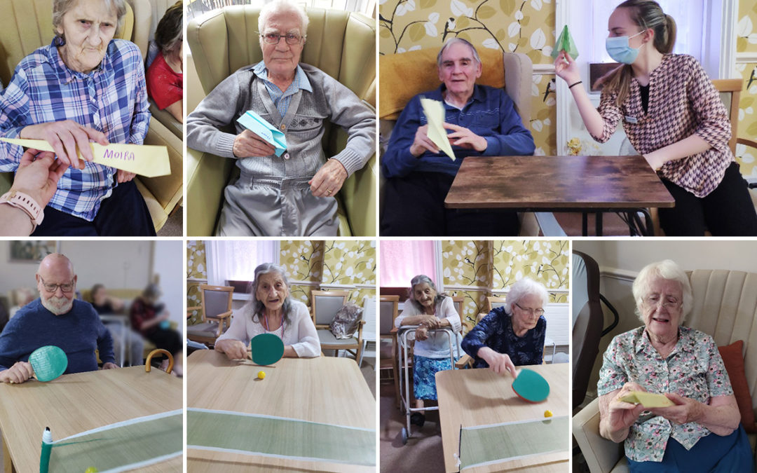 Holiday camp games at Lulworth House Residential Care Home
