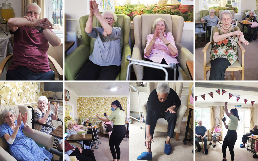G Fitness class at Lulworth House Residential Care Home