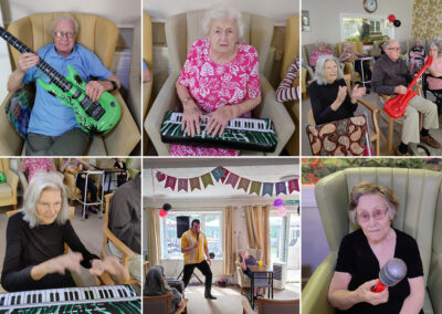 Elvis music at Lulworth House Residential Care Home