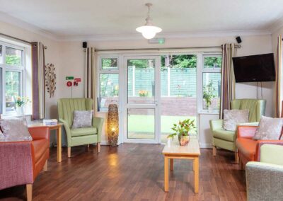 The conservatory at Lulworth House Residential Care Home